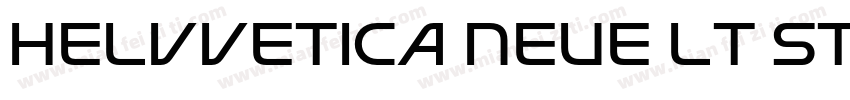 Helvvetica Neue LT Std字体转换